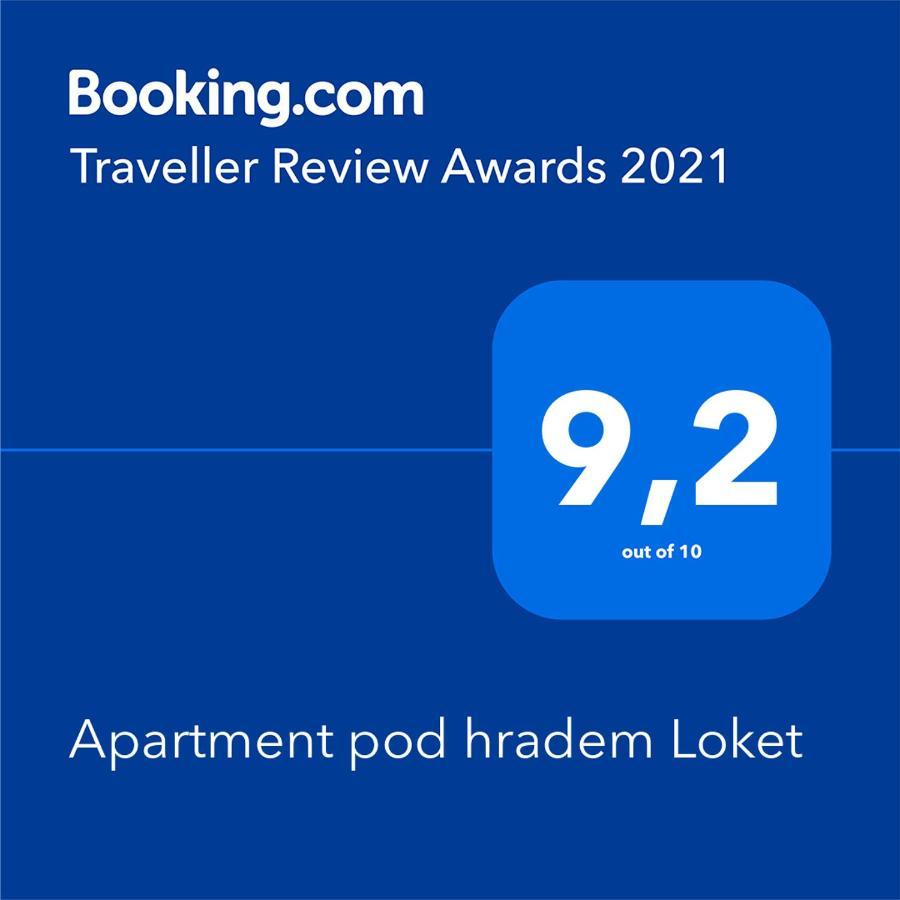 Apartment pod hradem Loket Exteriér fotografie